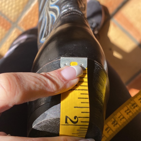 🎉NEW‼️ BILTRITE BLACK EMBROIDERED COWGIRL BOOTS‼️ - Picture 11 of 16